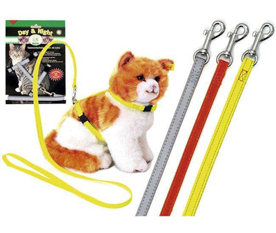 Karlie Katzengeschirr und Leine REFLEX – mit 3D-Reflexion und Sicherheitsverschluss