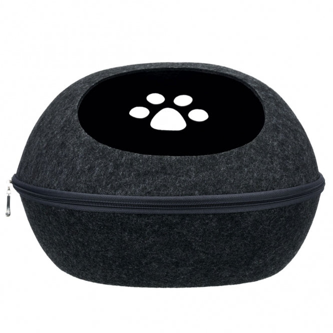 Trixie Kuschelhöhle Liva - 40 x 24 x 47 cm – faltbar und isolierend
