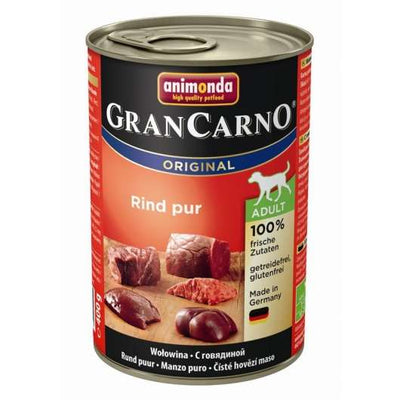 Animonda Dog Dose GranCarno Adult Rindfleisch pur - 6x400g – ohne Zusatzstoffe