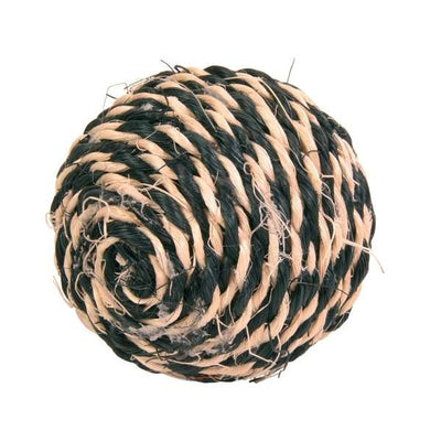 Trixie Sisal-Ball mit Catnip - 6 cm, für Krallenpflege und Spiel