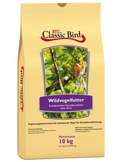 Classic Bird Wildvogelfutter ohne Hirse -  4 x 2,5 Kg