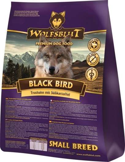 Wolfsblut Black Bird Hundefutter für kleine Rassen mit 46% Fleisch