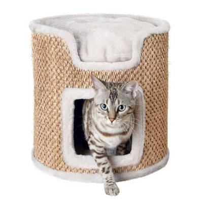 Trixie Cat Tower Ria – mit Sisalkratzfläche und Wendekissen