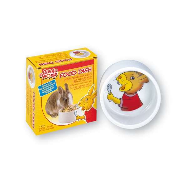 Living World Zwergkaninchen-Napf - 250ml - Keramik