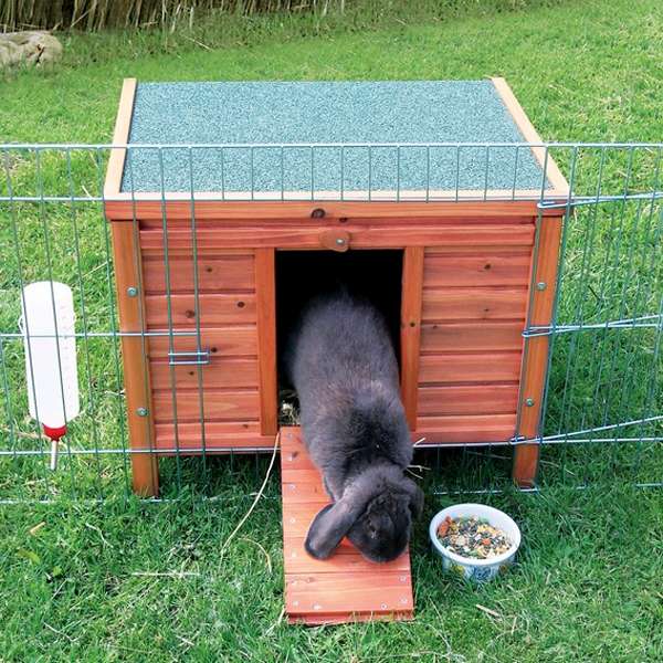 Trixie Natura Kleintierhaus für Kaninchen und Meerschweinchen