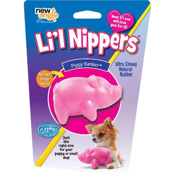 New Angle Li'l Nippers - Piggy Banker - für kleinere Hunderassen