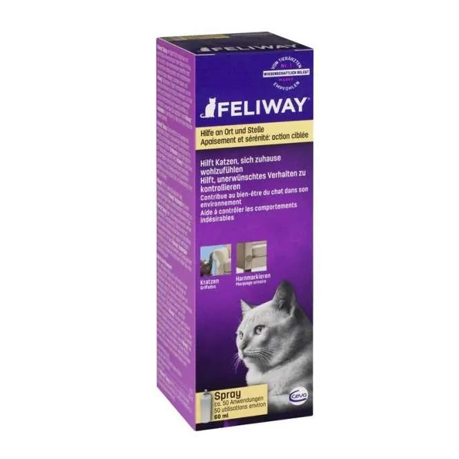 Feliway Classic Transportspray 60 ml - Stressreduktion für Katzen