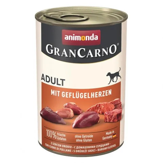 Animonda GranCarno Adult mit Geflügelherzen - Hundefutter