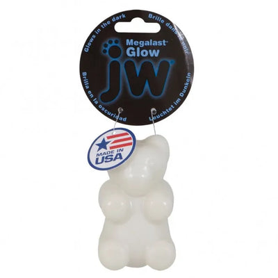 JW Megalast Glow Bear - leuchtendes Hundespielzeug mit Quietscher