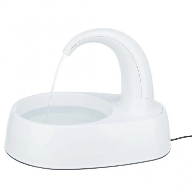 Trixie Trinkbrunnen Curved Stream für frisches Wasser – bessere Wasserqualität
