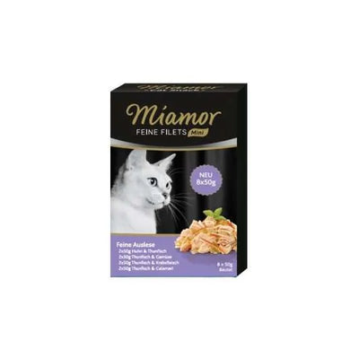 Miamor Feine Filets Mini Multibox Feine Auslese 8x - 4x50g – leicht verdaulich