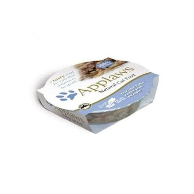 Applaws Cat Pots mit luxuriösem Thunfischfilet und Garnelen - 10x60g