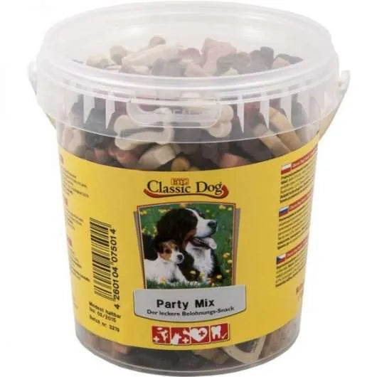 Classic Dog Snack Party Mix Eimer - 500g