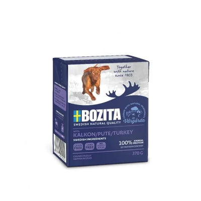 Bozita Dog Tetra Recard Happen in Gelee Pute - 6x370g – stärkt das Immunsystem