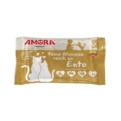 Amora Cat PB feine Mousse reich an Ente 4x - 10x100g