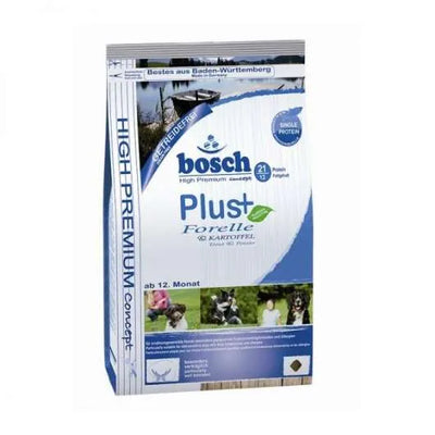 Bosch Plus Forelle & Kartoffel für Hunde – single Protein, getreidefrei