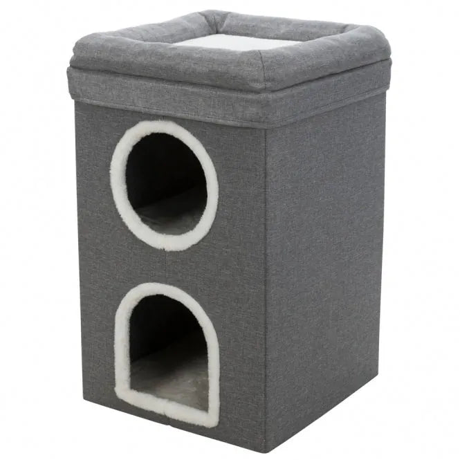 Trixie Kratztonne Cat Tower Saul – platzsparend und bequem