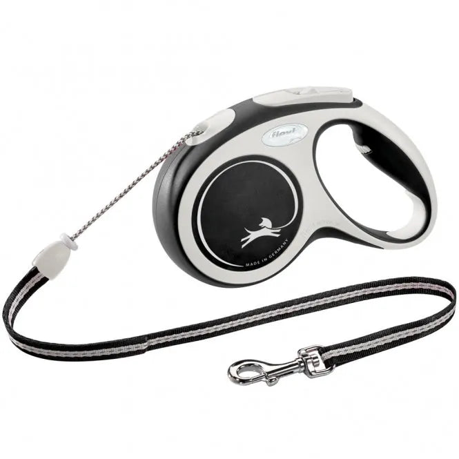 FLEXI Rollleine New COMFORT Seil – mit Softgriff & Kurzhub-Bremssystem