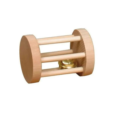 Trixie Holz-Spielrolle für Kleintiere - mit Schelle, 5 x 7 cm