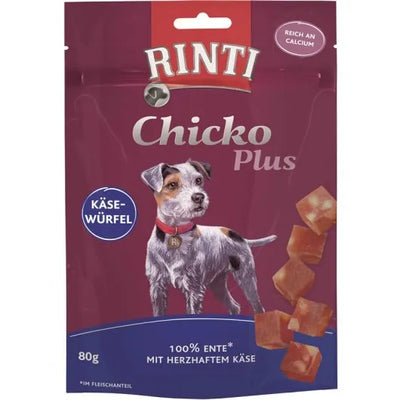 Rinti Chicko Käsewürfel mit Ente 80g – für Hunde