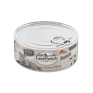 Landfleisch Cat Kitten Pastete für Katzen mit Rind, Huhn & Wild – gesunde Ernährung