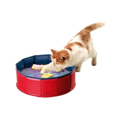 Karlie Kitty Pool für Katzen – Spielzeug für Garten und Balkon