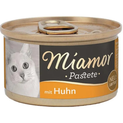 Miamor Pastete Huhn - 12x85g – zarte Fleischpastete