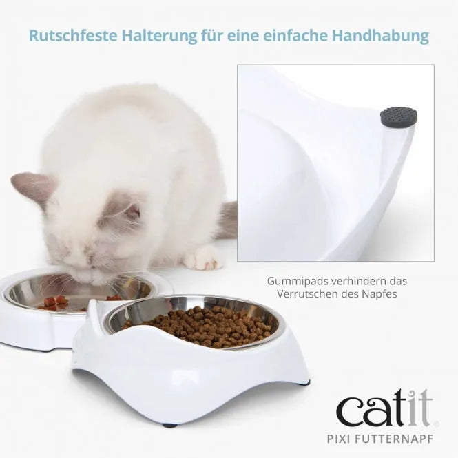 Catit PIXI Doppelnapf - schnurrhaarfreundlich