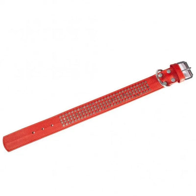 Karlie Vintage Halsband mit 4eck-Nieten - handwerklich verarbeitet