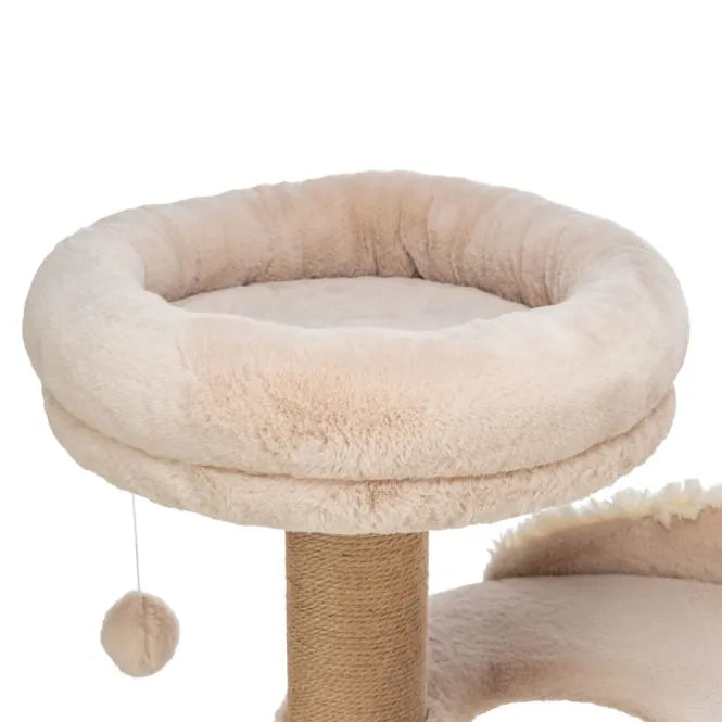Trixie Kratzbaum Boho Filippo – mit abnehmbarem Kuschelbett