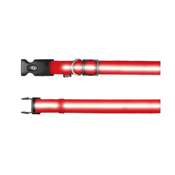 Trixie Flash Halsband - Sichtbarkeit bis 800m, spritzwassergeschützt