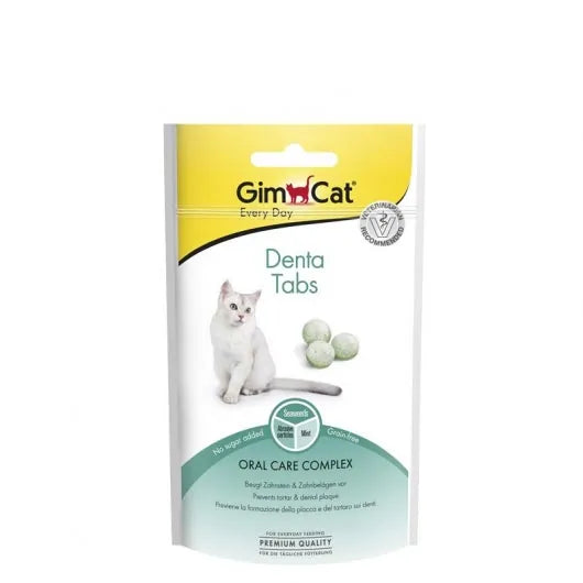 GimCat Denta Tabs 40 g – für Katzen