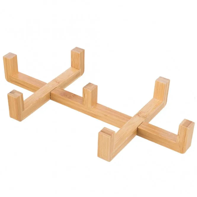 Trixie Napf-Set aus Keramik/Holz – rutschfest, 0,3 l