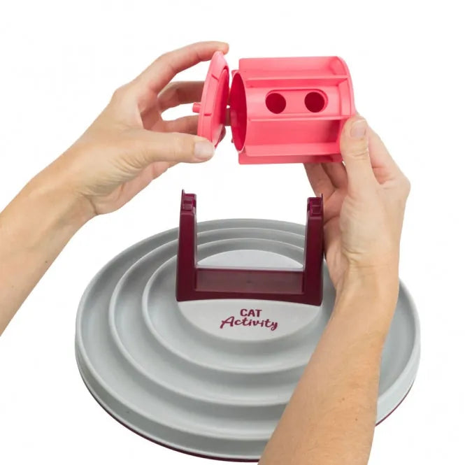 Trixie Cat Activity Roller Bowl – Brettspiel mit Drehelement