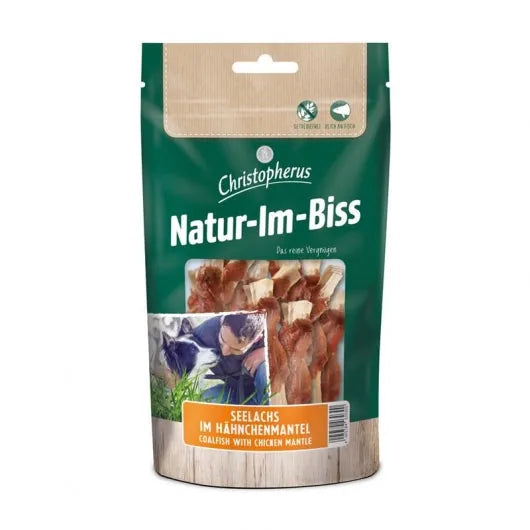 Christopherus Snack Seelachs im Hähnchenmantel 12x70g – Leckerbissen für Hunde