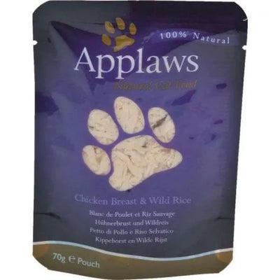 Applaws Frischebeutel Hühnchenbrust & Wildreis - 12x70g