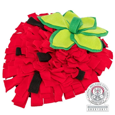 Trixie Schnüffelteppich Erdbeere für Kleintiere - 33 × 40 cm