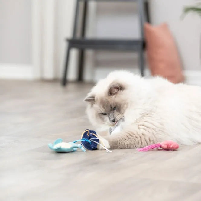 Trixie Katzenspielzeug Meerestiere – 5–8 cm