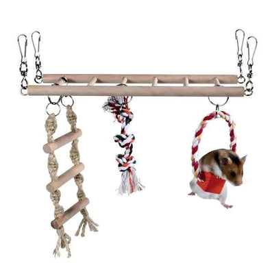 Trixie Hängebrücke für Kleinnager – Kletterspaß im Käfig