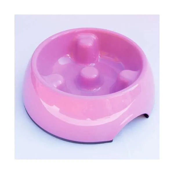 DOGIT Go-Slow Anti-Schling-Napf Rosa 140 ml – für langsames Fressen