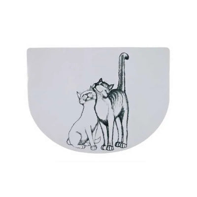 Trixie Napfunterlage SCHMUSEKATZEN – rutschfest, abwaschbar, 40 x 30 cm
