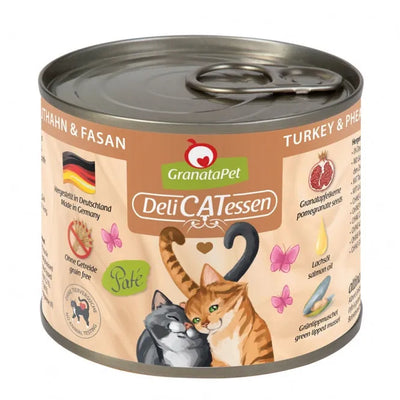 GranataPet Delicatessen Dose Truthahn & Fasan für Katzen - Immunstärkung, ohne Getreide