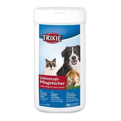 Trixie Universal-Pflegetücher - milde Pflege für Haut und Fell