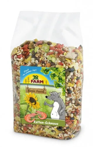 JR Farm Ratten-Schmaus 600g - artgerechte Alleinfuttermischung für Ratten