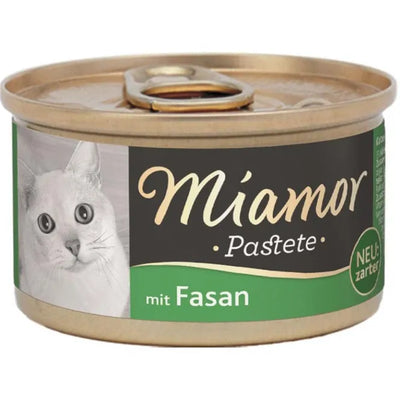 Miamor Pastete Fasan - 12x85g – zarte Fleischpastete