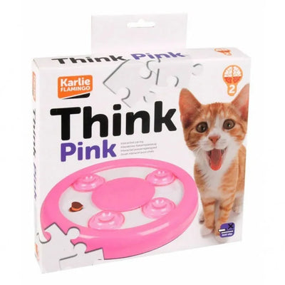 Karlie Flamingo Brain Train Disc – interaktives Spielzeug für Hunde und Katzen