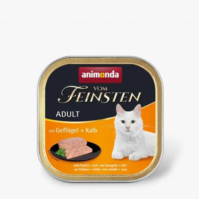 Animonda vom Feinsten Adult mit Geflügel & Kalb – 32x100g