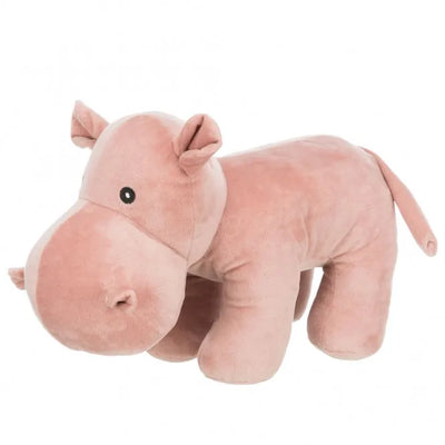 Trixie Hundespielzeug Nilpferd aus Plüsch