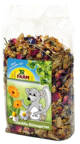 JR Farm Chinchilla-Blütengarten 50g – aromatisch & gesund