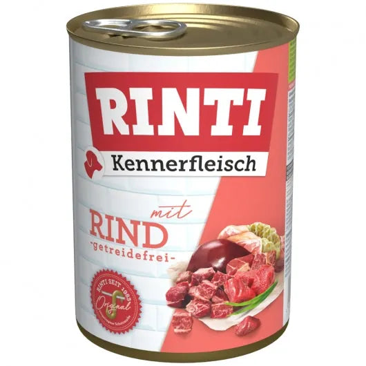 Rinti Kennerfleisch Rind - getreidefreies Hundefutter